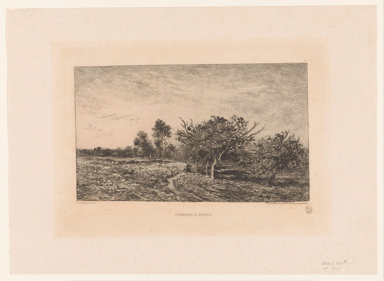 Paesaggio con meli da Charles Francois Daubigny