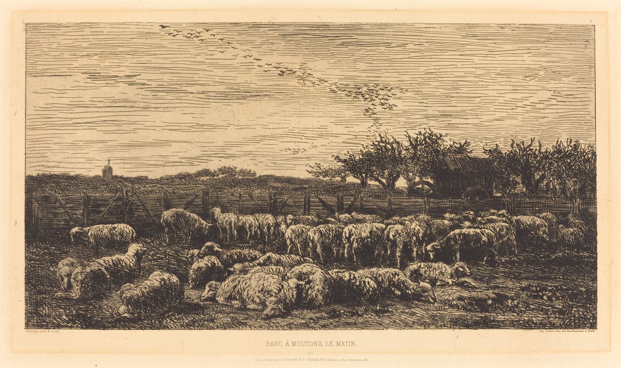 Grande ovile da Charles Francois Daubigny