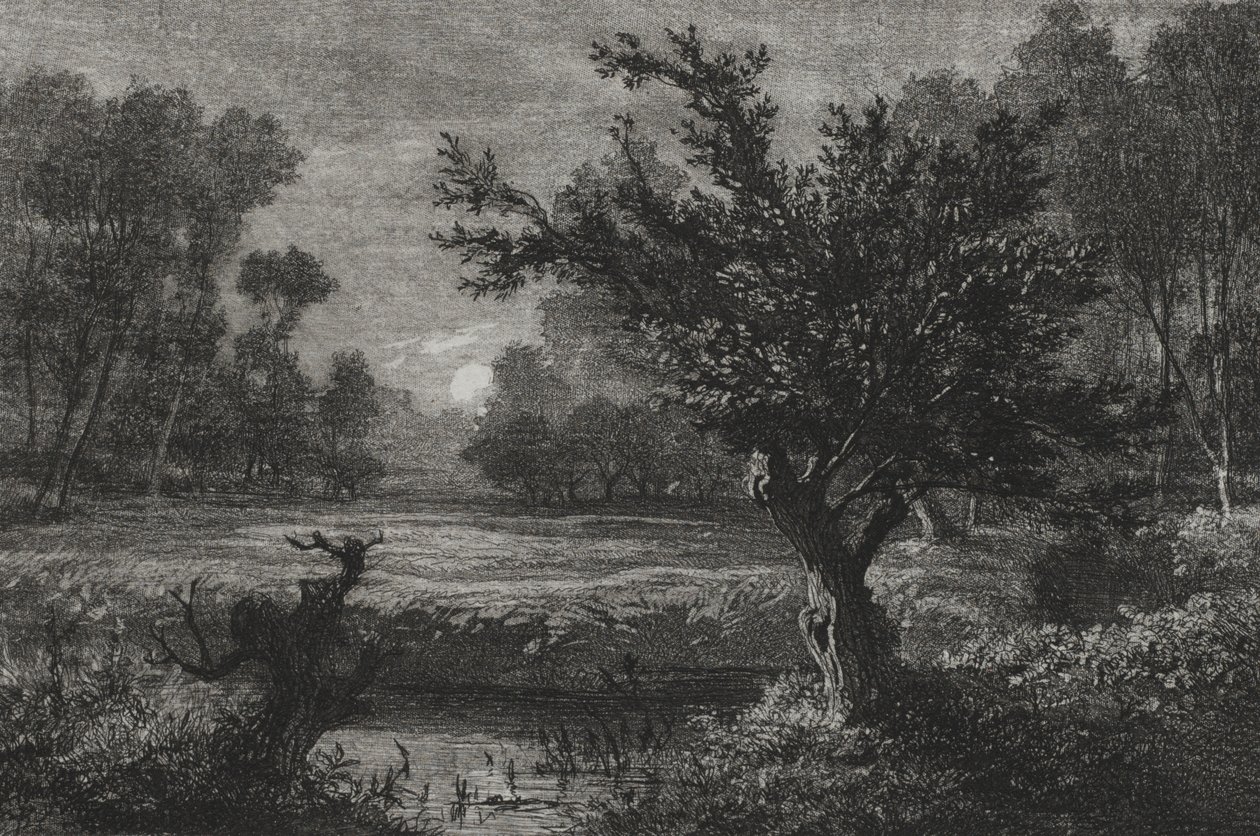Alba nella valle di Andilly da Charles Francois Daubigny