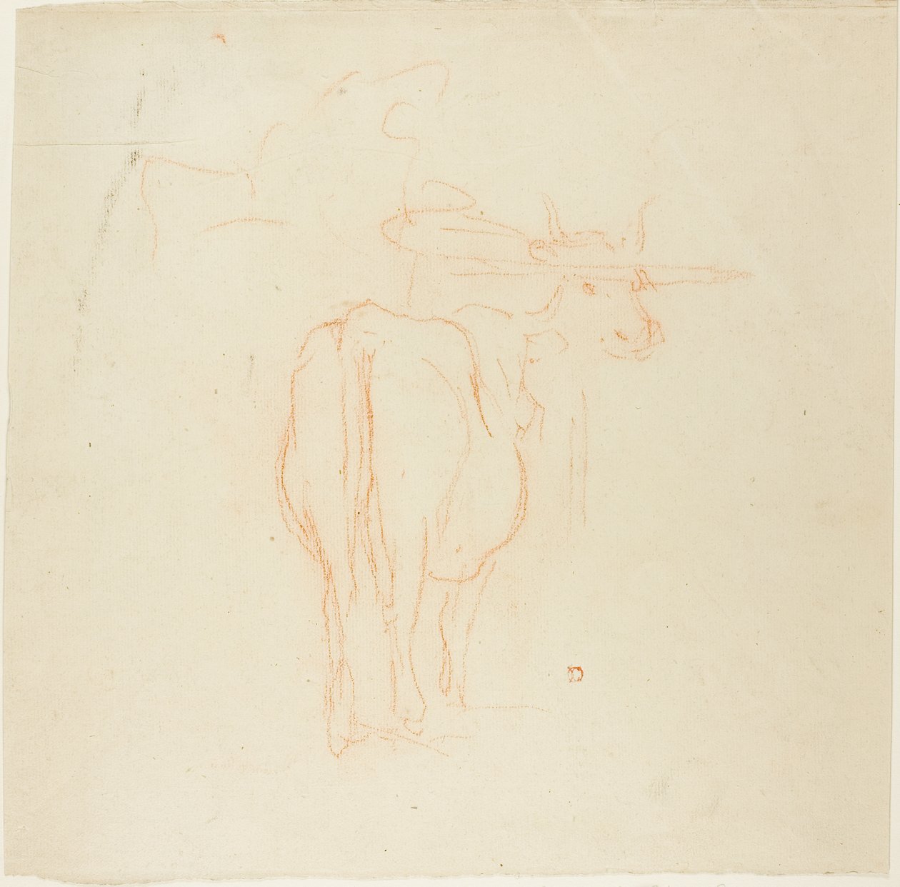 Bovini in piedi da Charles Francois Daubigny