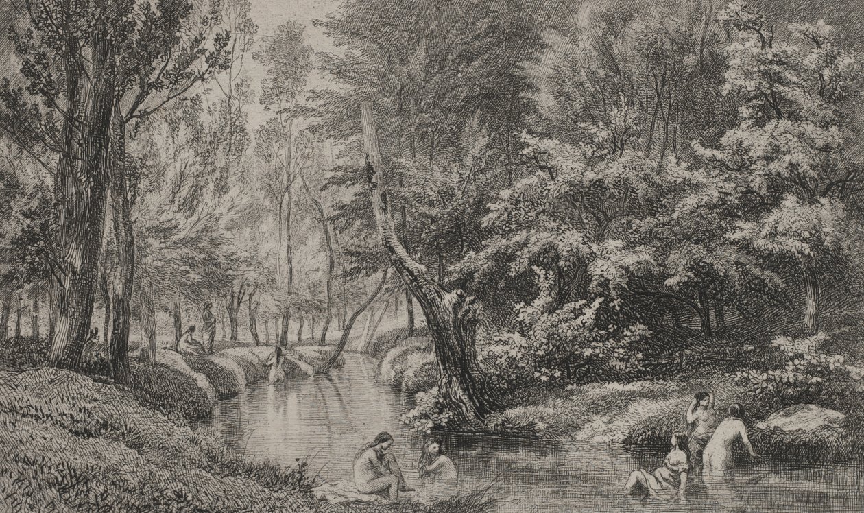 I bagnanti da Charles Francois Daubigny