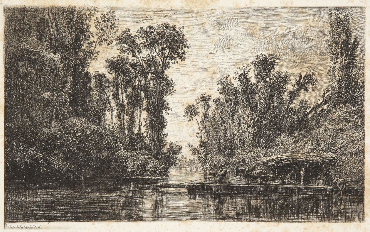 Il traghetto di Bezons da Charles Francois Daubigny