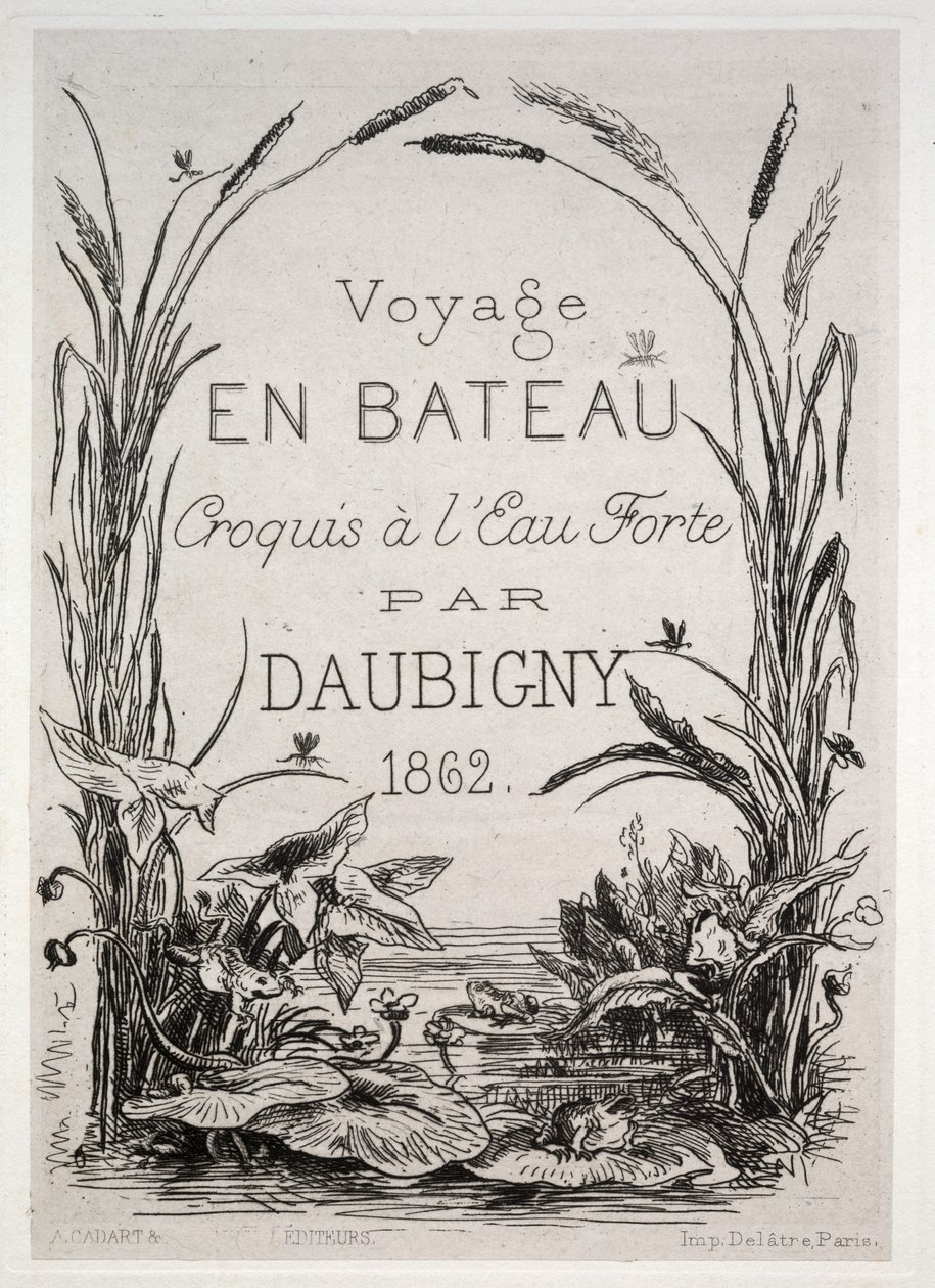 Il viaggio in barca da Charles Francois Daubigny
