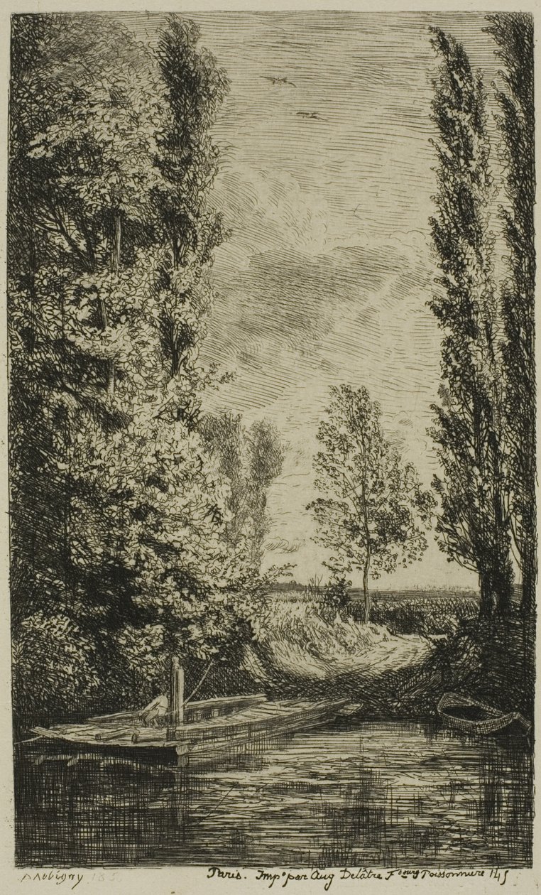 Il traghetto da Charles Francois Daubigny
