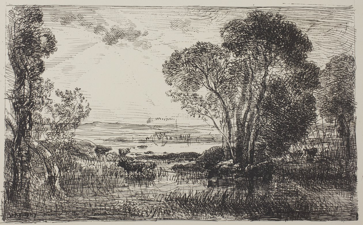 La macchina idraulica da Charles Francois Daubigny