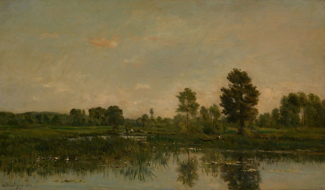 La Palude, 1871 da Charles Francois Daubigny