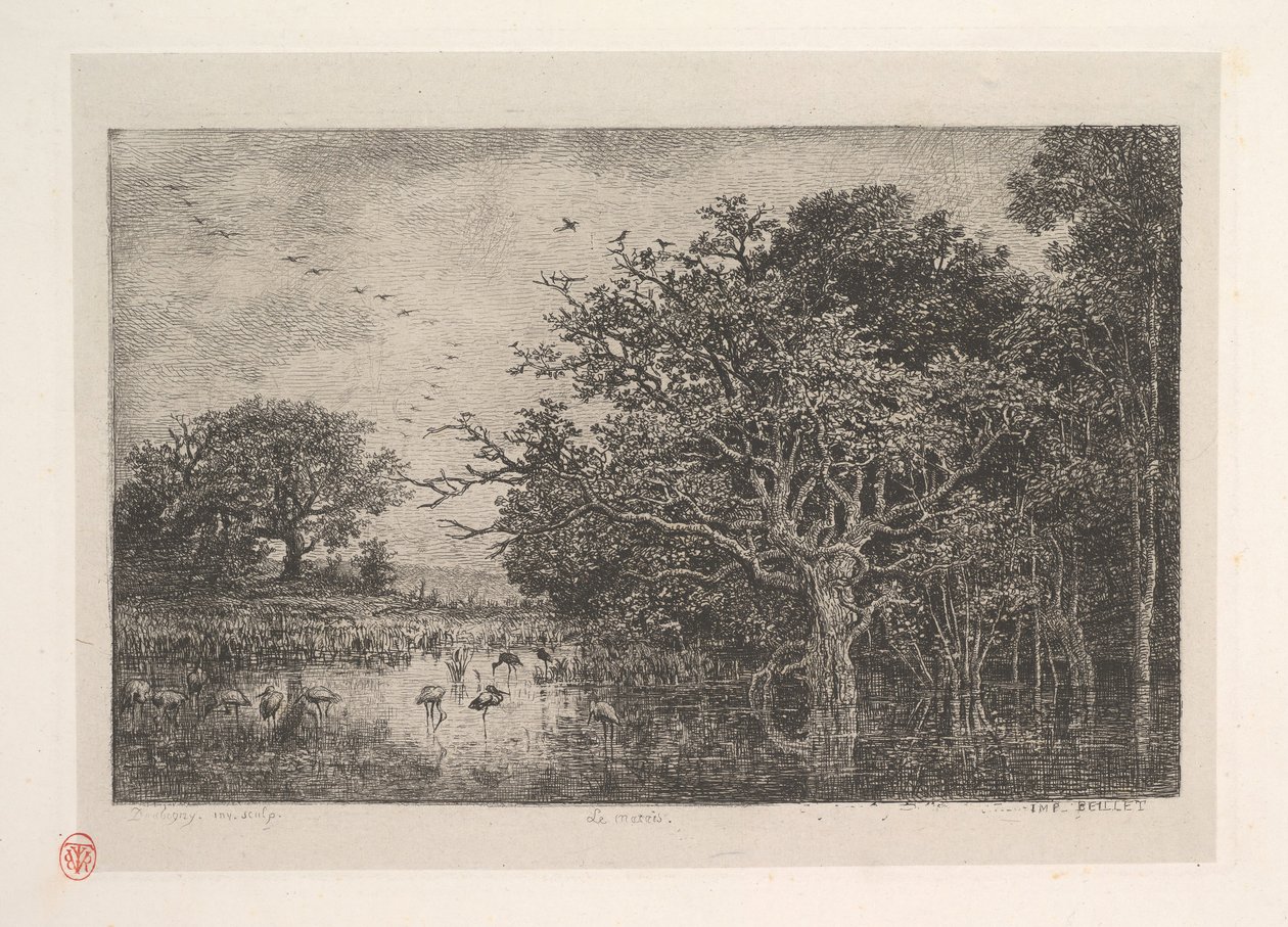 Le paludi da Charles Francois Daubigny