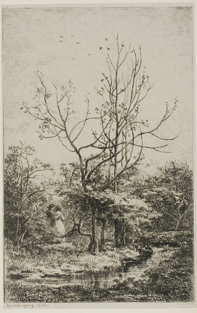 Il frutteto da Charles Francois Daubigny