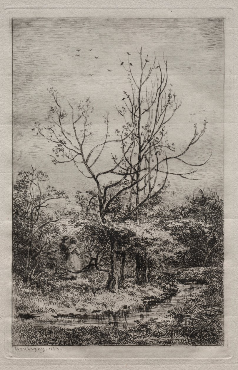 Il frutteto, 1868 da Charles Francois Daubigny