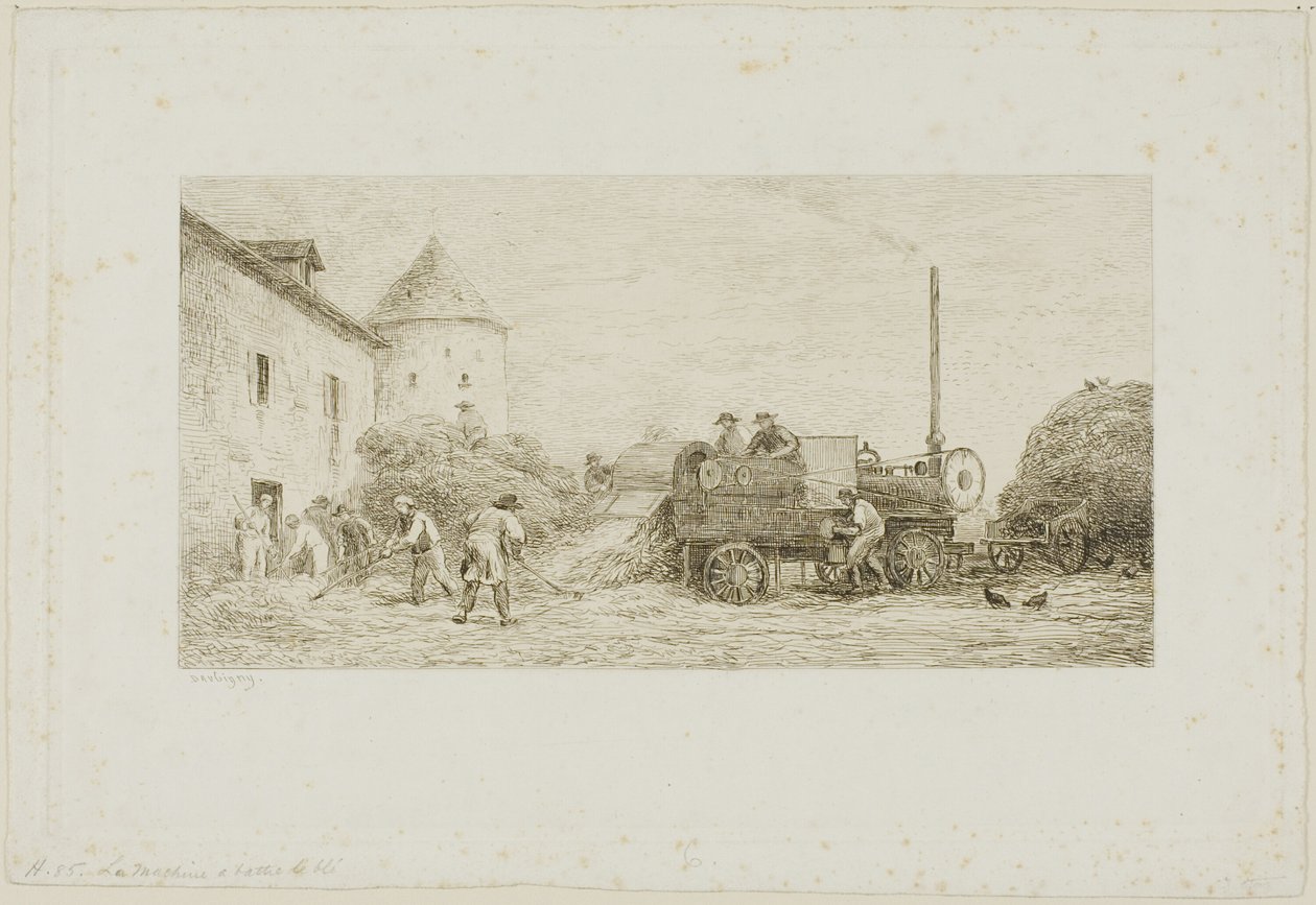 La mietitrice da Charles Francois Daubigny