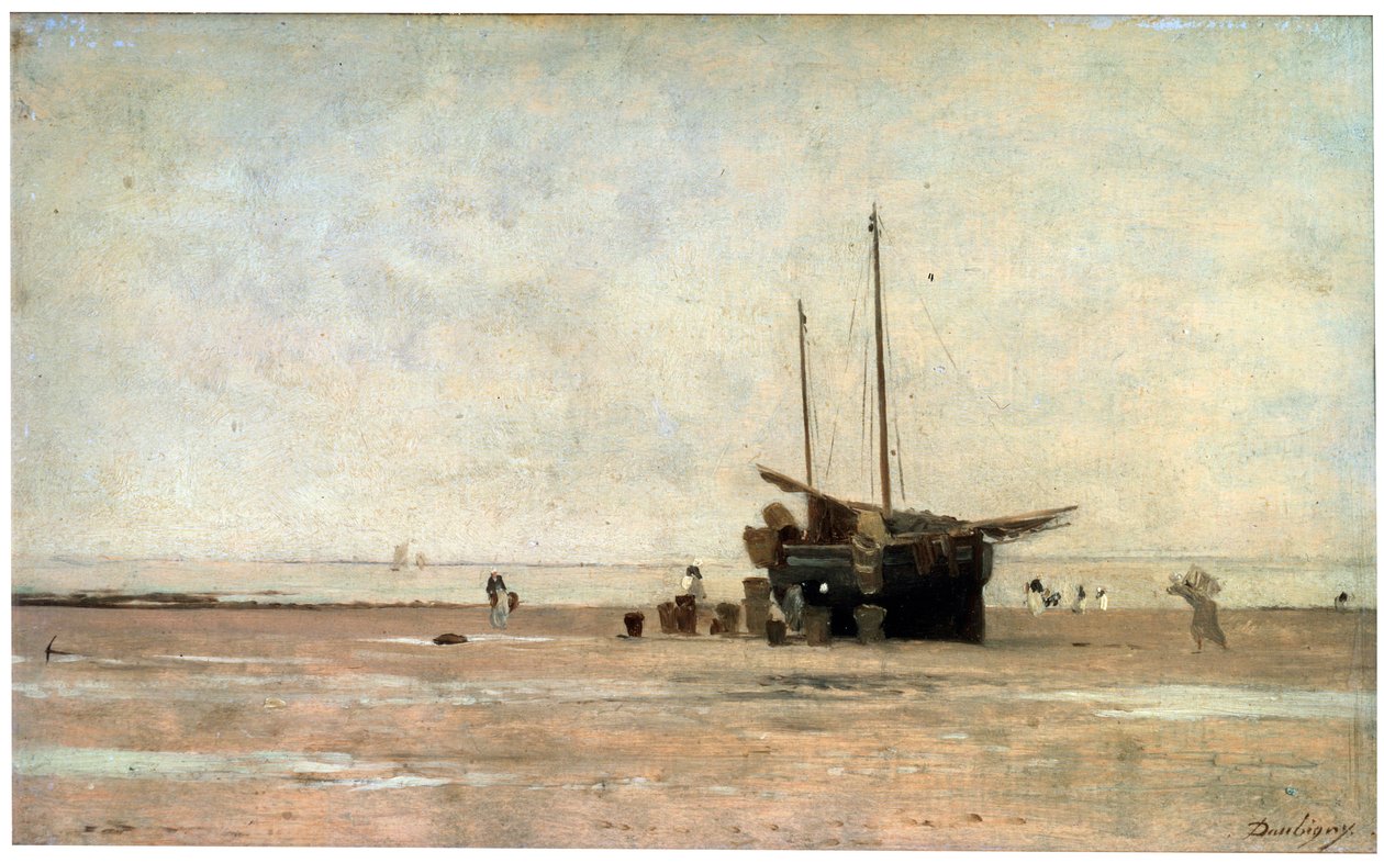 La spiaggia da Charles Francois Daubigny