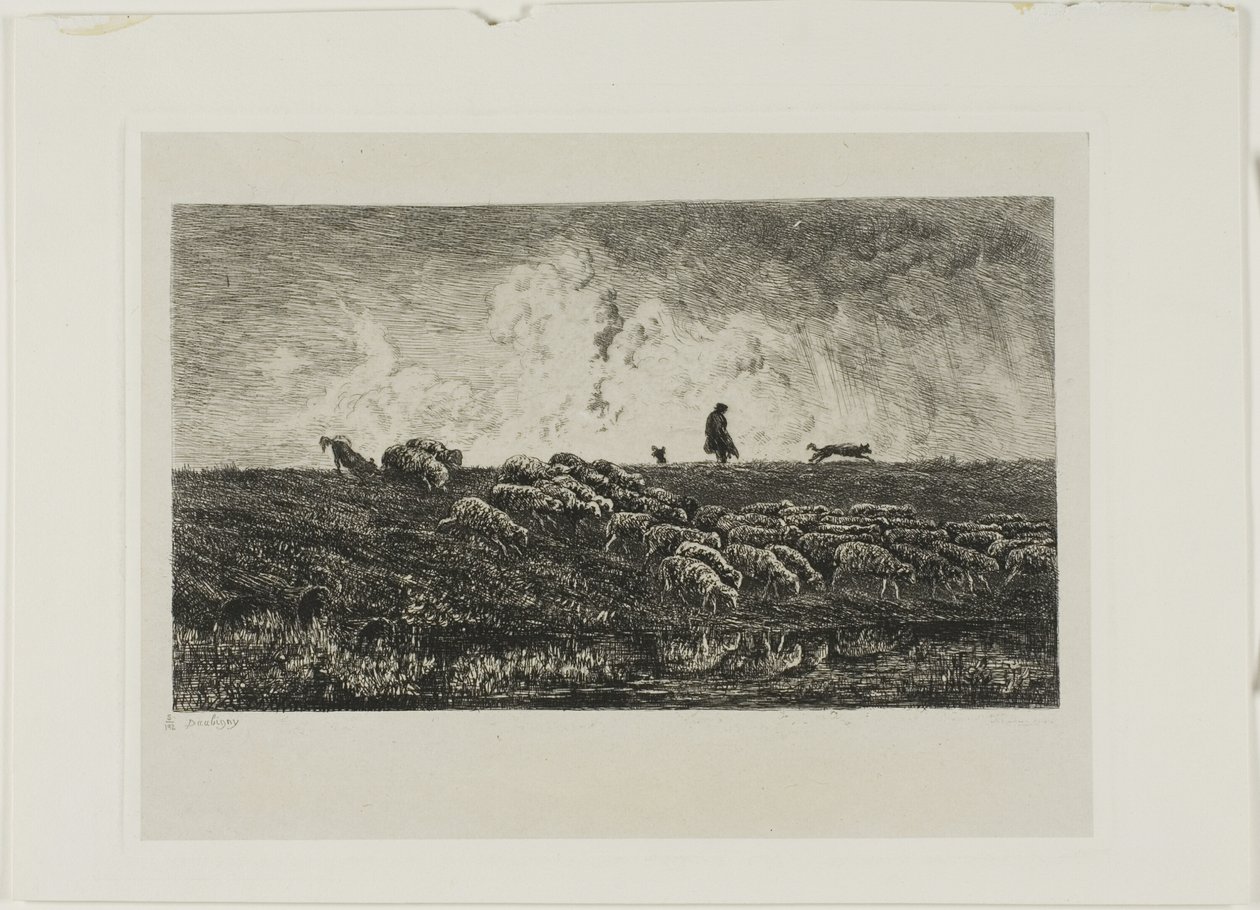 La doccia da Charles Francois Daubigny