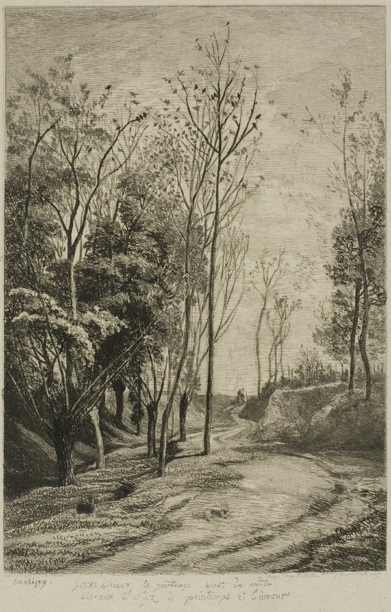 Gli Uccellini da Charles Francois Daubigny