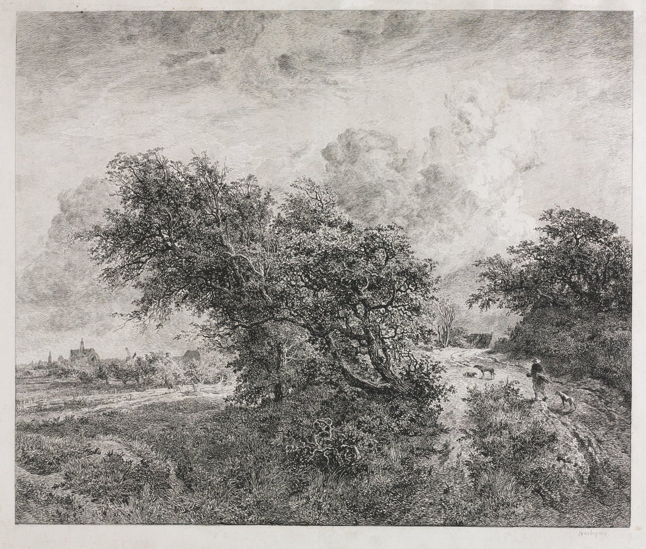 Il boschetto da Charles Francois Daubigny