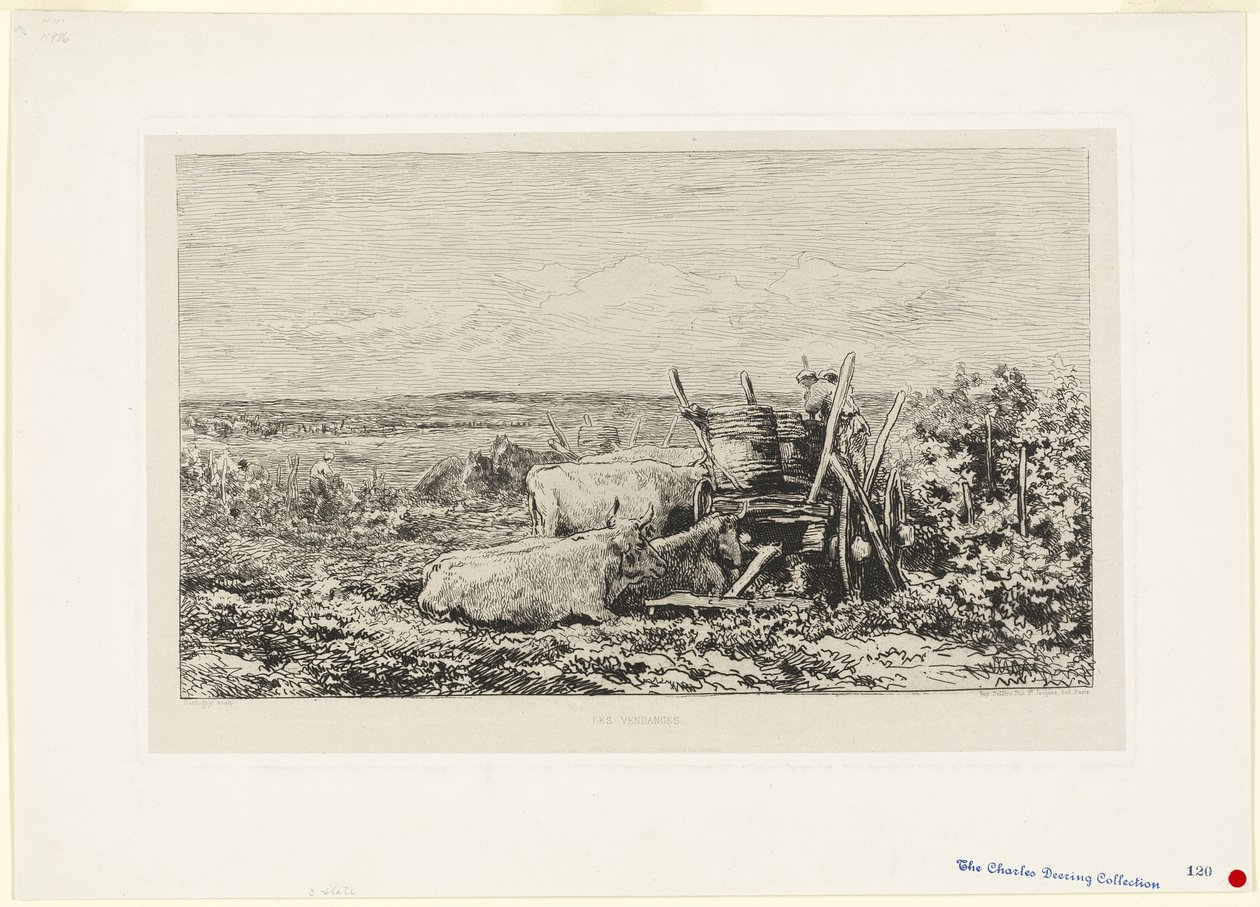 La Vendemmia (Souvenir del Morvan) da Charles Francois Daubigny