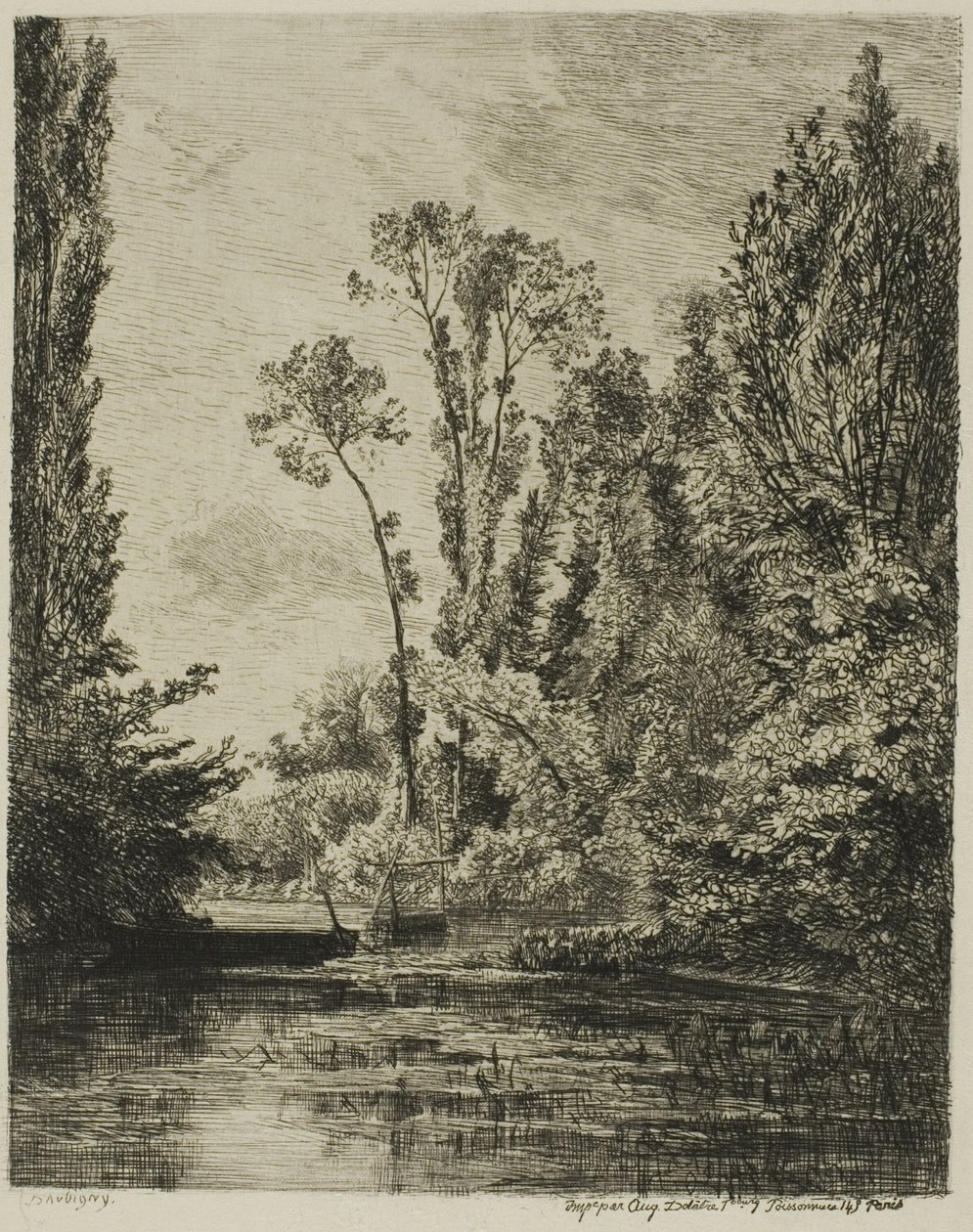 Le Isole Vergini a Bezons (Il buco di pesca) da Charles Francois Daubigny