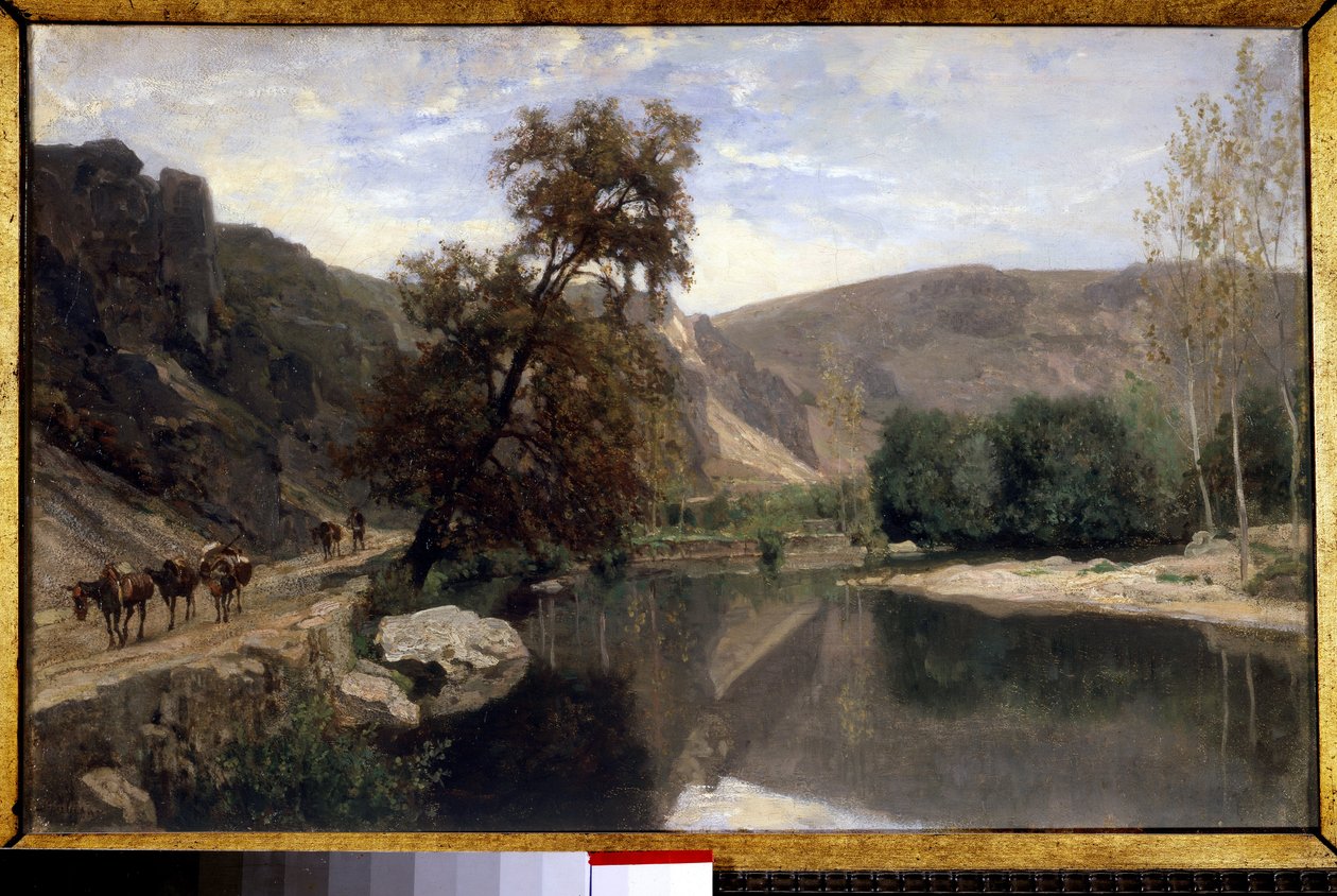 Le rive del Cousin vicino ad Avallon da Charles Francois Daubigny