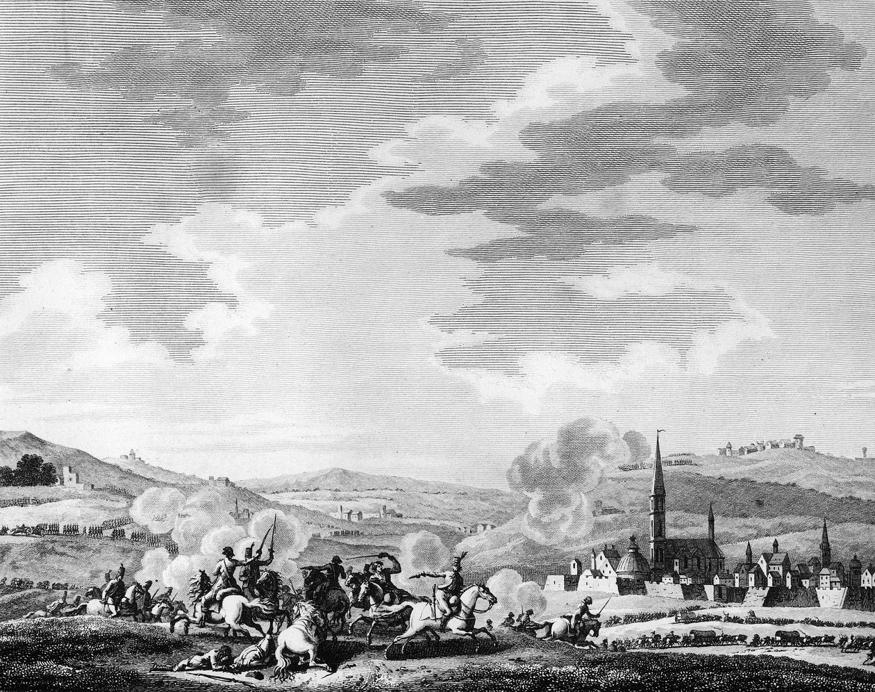 Rivoluzione francese: Battaglia di Neerwinden il 18 marzo da Charles Francois Gabriel Levachez