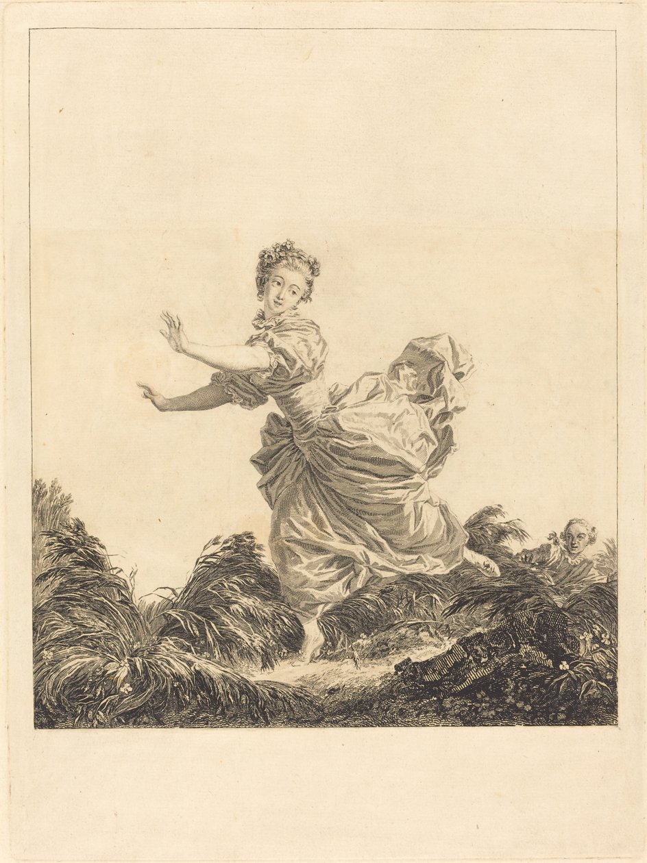 La fuga a scopo da Charles François Adrien Macret after Jean Honoré Fragonard