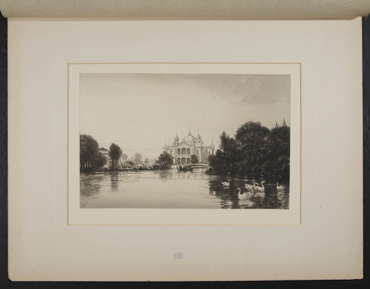 Un angolo tranquillo sulla West Lagoon da Charles Frederick William Mielatz