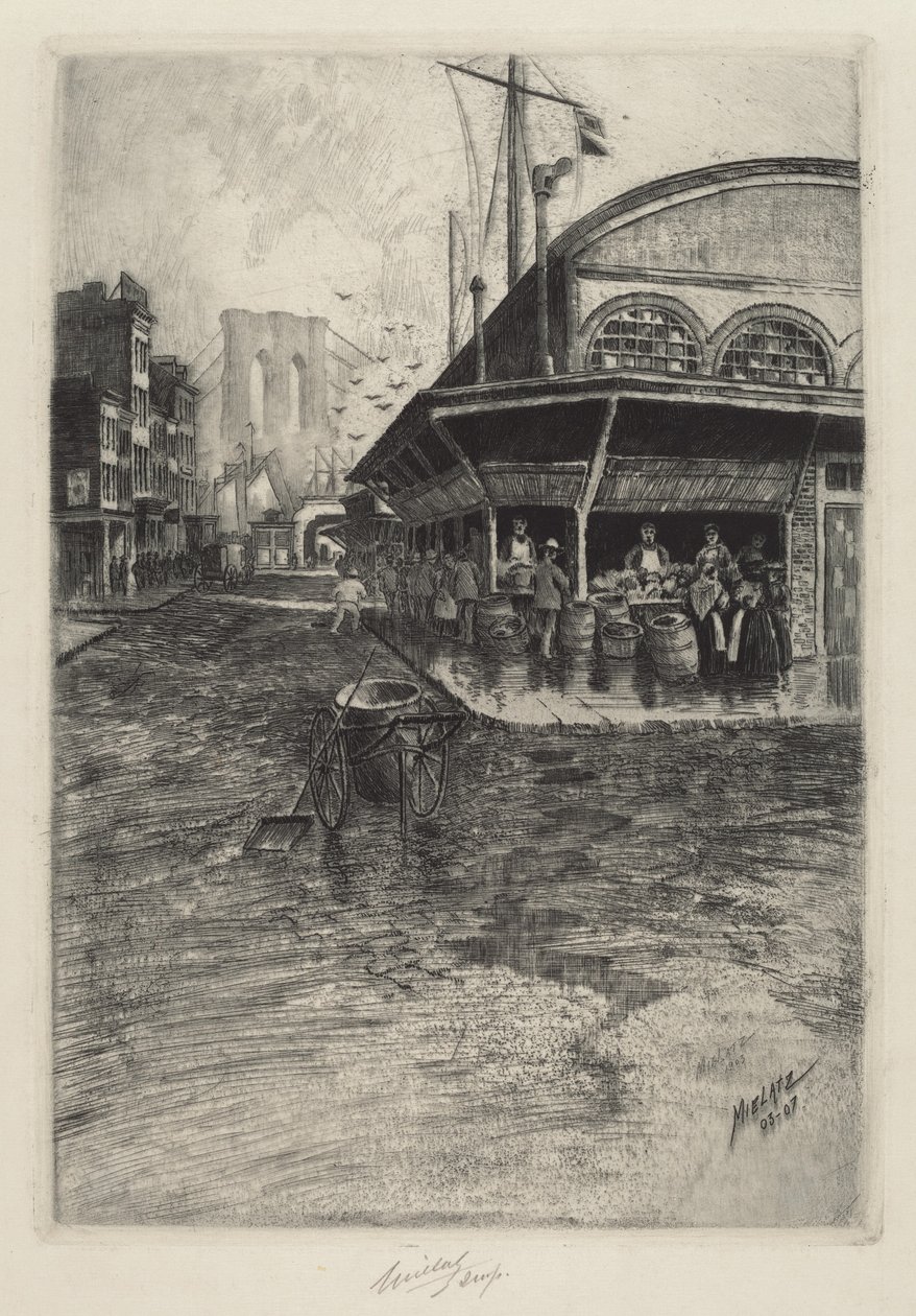 Mercato di Catherine, 1903-1907 da Charles Frederick William Mielatz