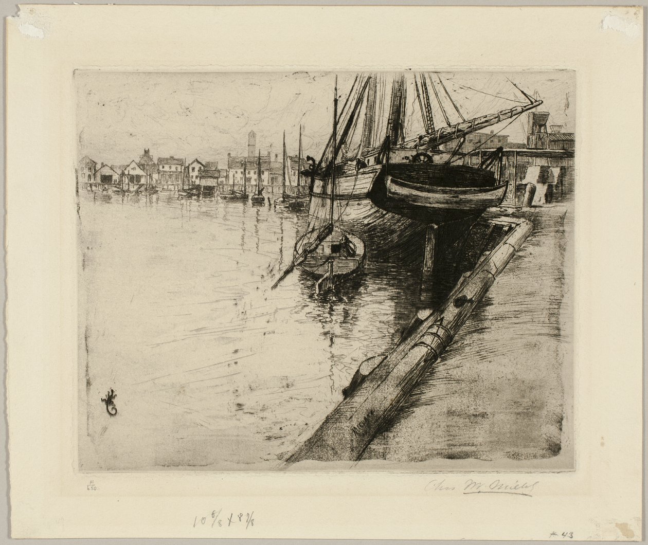 Darsena, fiume New York da Charles Frederick William Mielatz