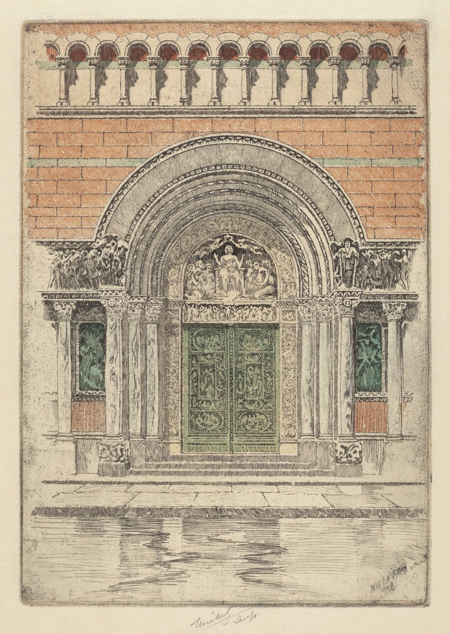 La porta, San Bartolomeo da Charles Frederick William Mielatz