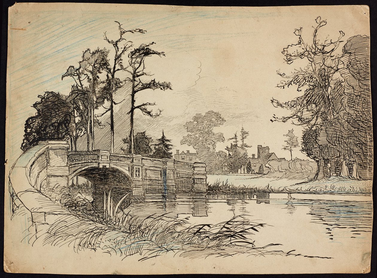 Ponte di Cranford Park, Hillingdon, Greater London da Charles George Harper