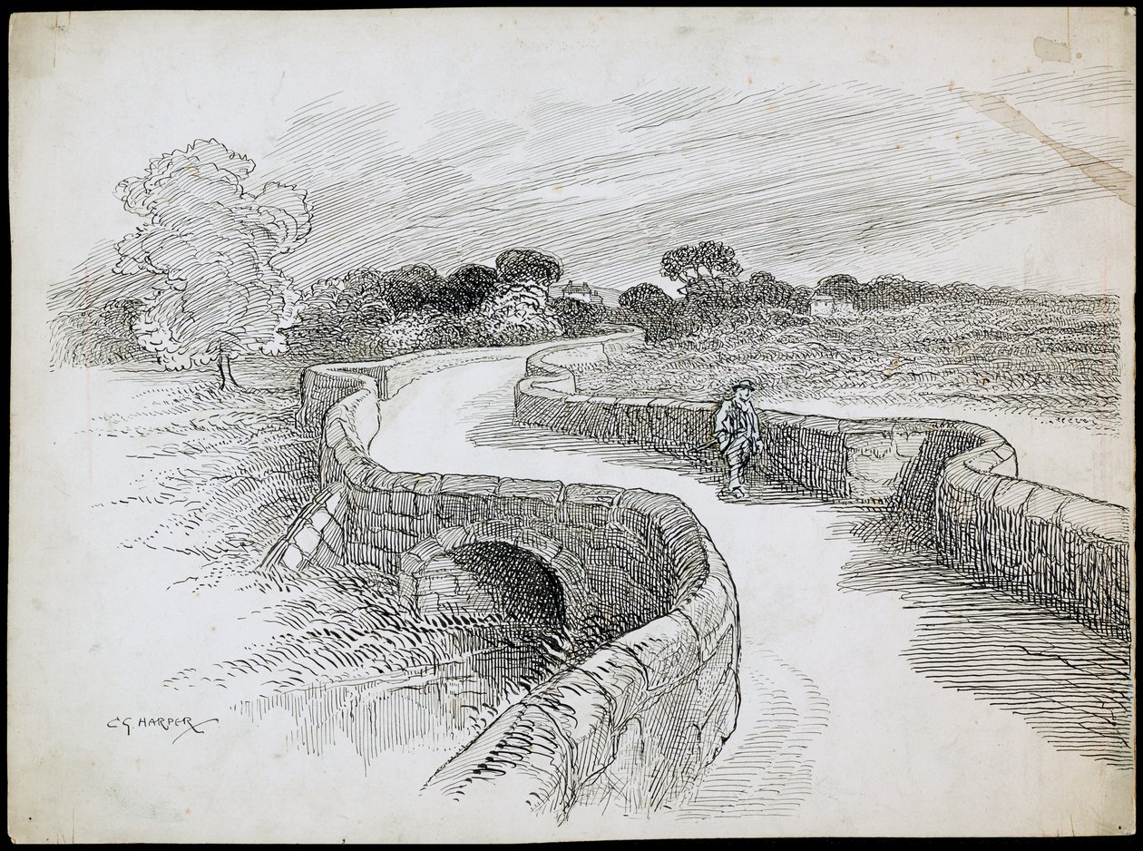 Swarkestone Bridge, Stanton By Bridge, Derbyshire da Charles George Harper