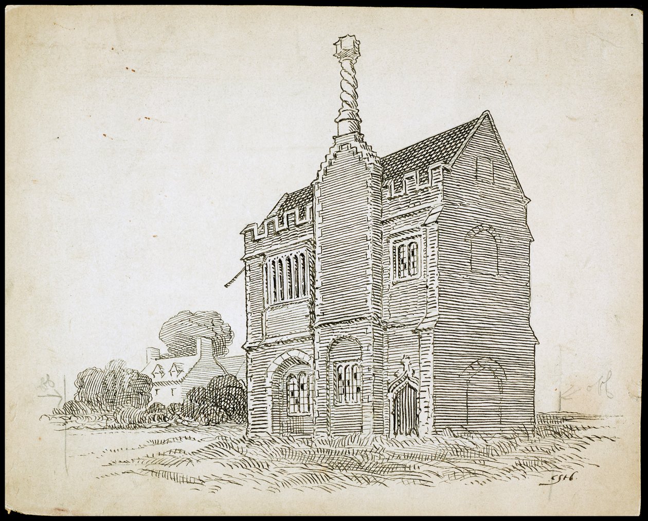 Abbazia di Warden, Old Warden, Central Bedfordshire da Charles George Harper