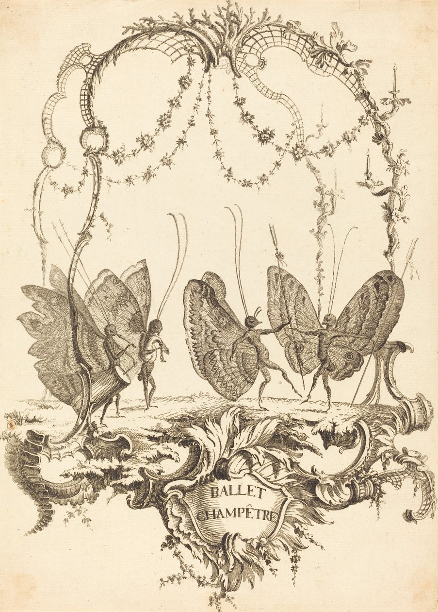 Balletto campestre da Charles Germain de Saint Aubin