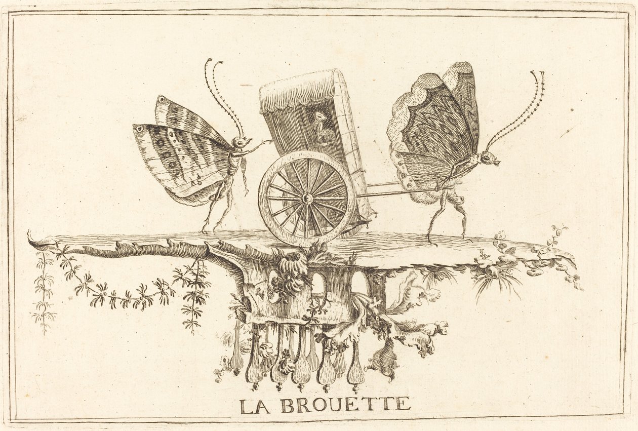 La carriola da Charles Germain de Saint Aubin
