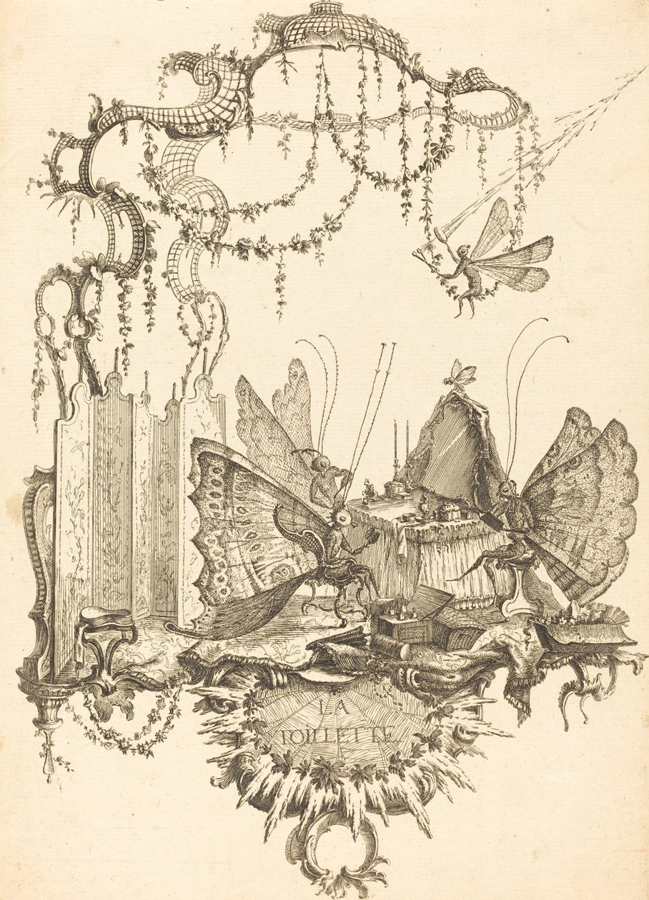 La toilette da Charles Germain de Saint Aubin