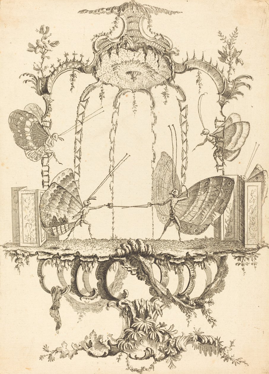 Il duello da Charles Germain de Saint Aubin
