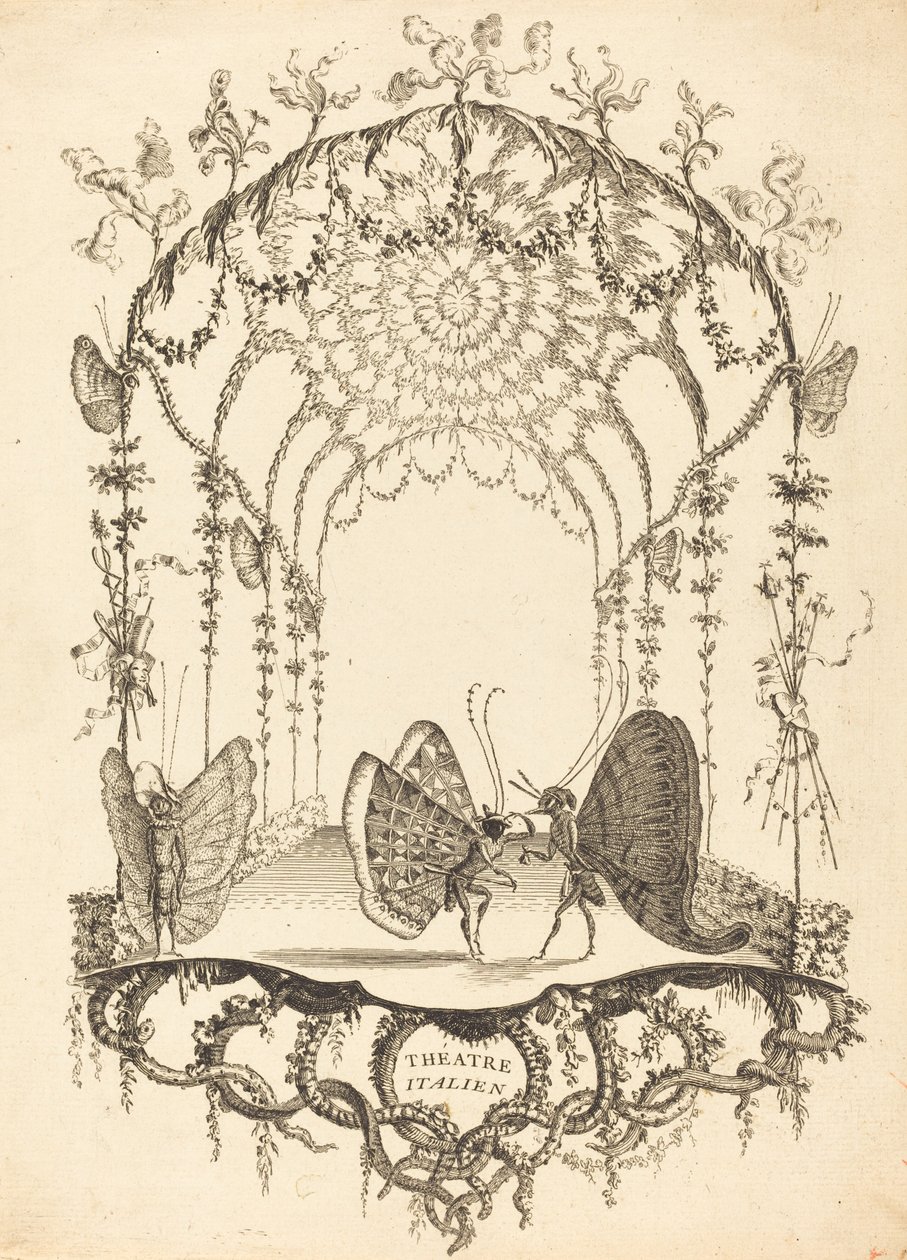 Teatro Italiano da Charles Germain de Saint Aubin