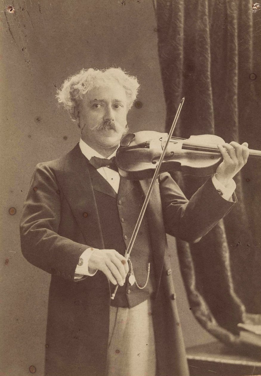 Ritratto del violinista e compositore Pablo de Sarasate, ca 1890 da Charles Gerschel