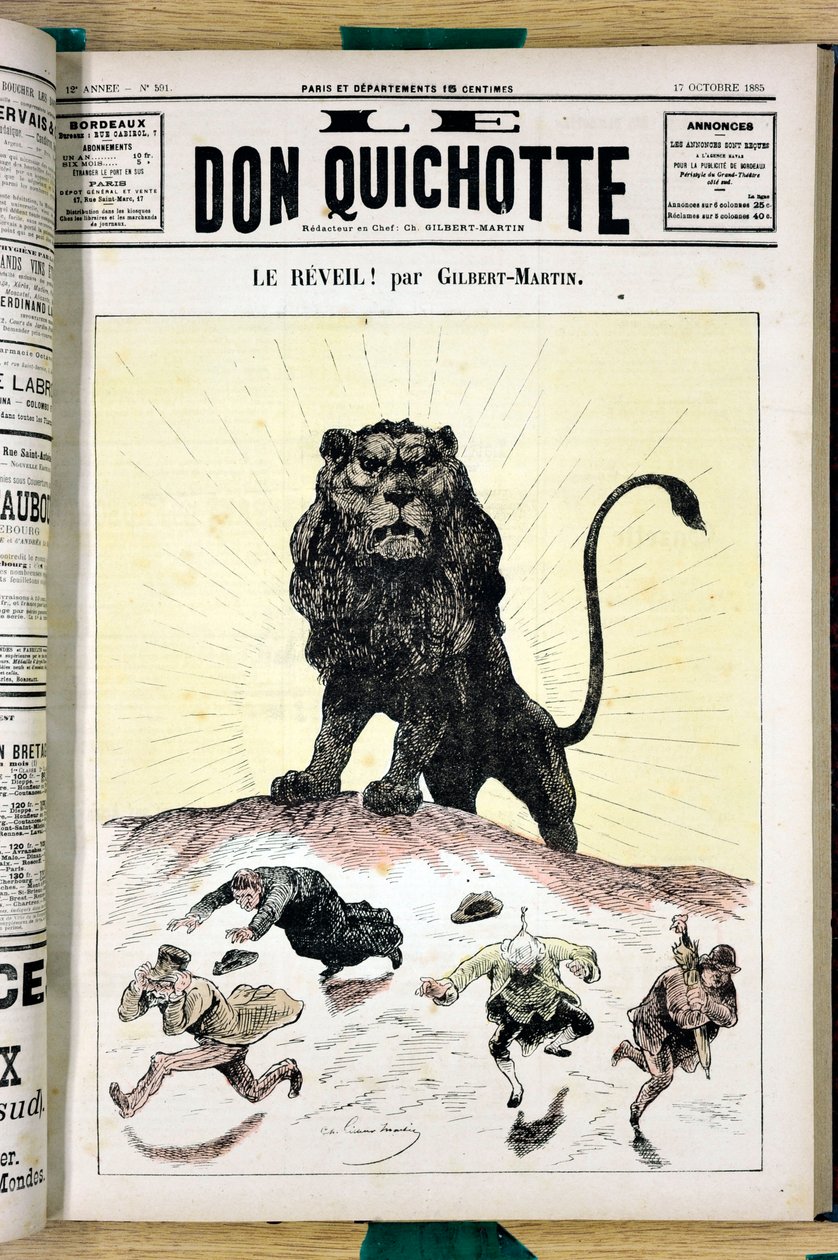 Copertina di Le Don Quixote, numero 591, Satirico a Colori da Charles Gilbert Martin