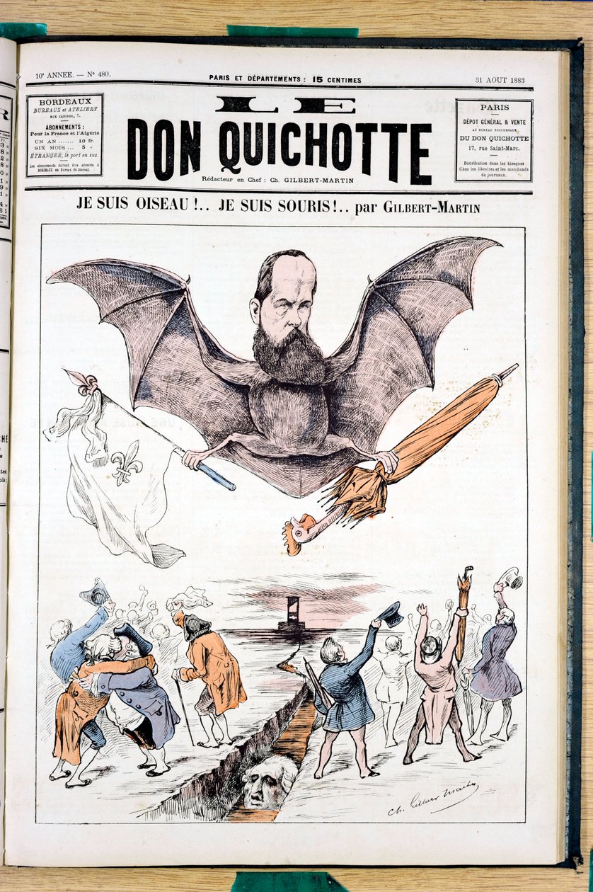 Copertina di Le Don Quixote, Satirico a Colori da Charles Gilbert Martin