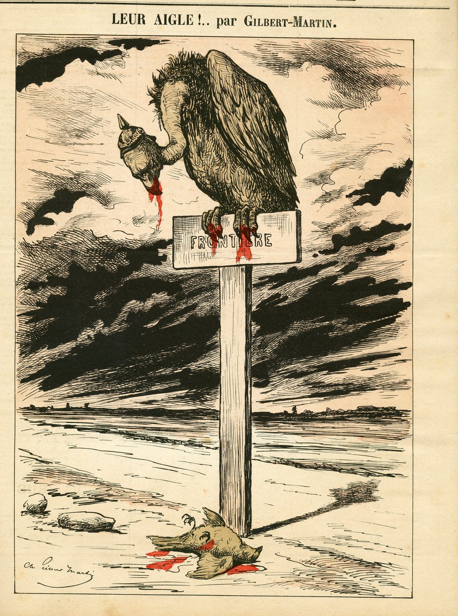 Copertina di Le Don Quixote, numero 693, Satirico a colori da Charles Gilbert-Martin