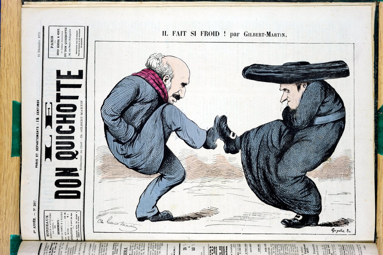 Copertina di Le Don Quixote, numero 287, Satirico a Colori da Charles Gilbert Martin