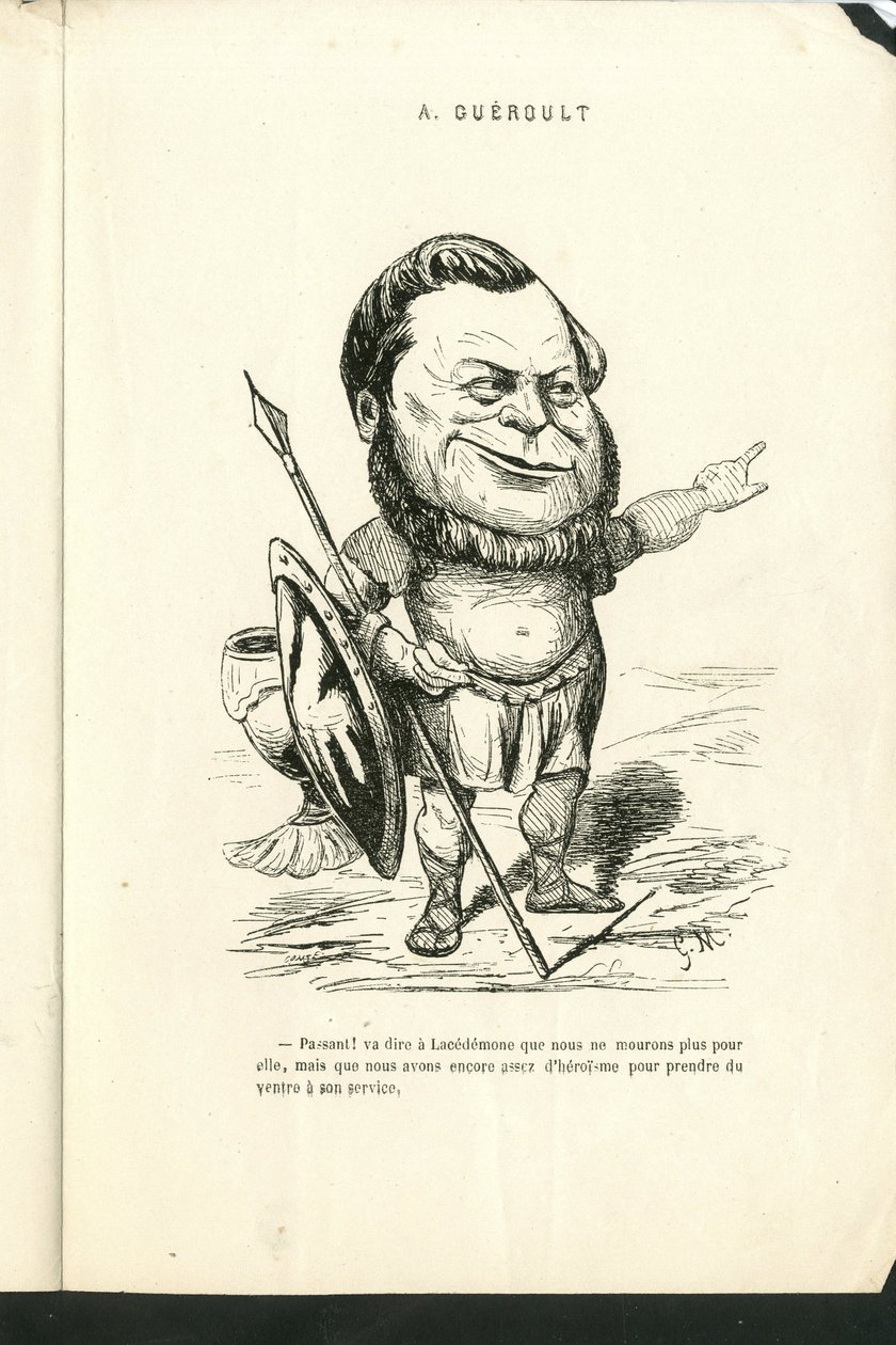 Illustrazione di Charles Gilbert-Martin (1839-1905) in Grimaces Contemporanei da Charles Gilbert Martin