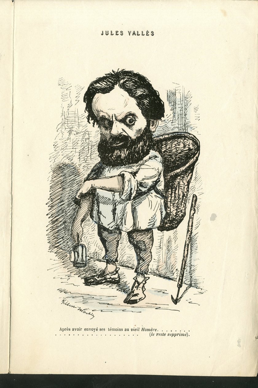 Illustrazione di Charles Gilbert-Martin (1839-1905) in Grimaces Contemporanei da Charles Gilbert Martin