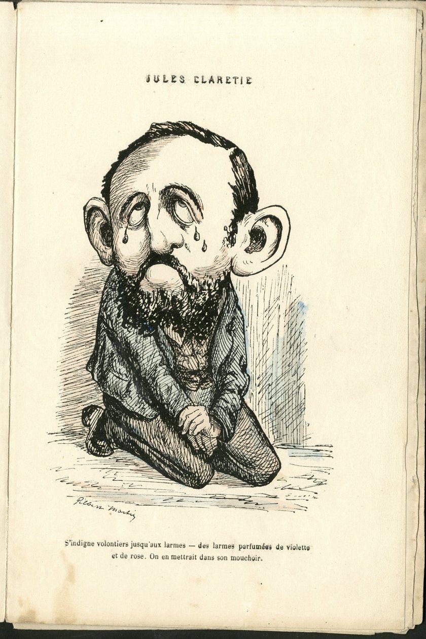 Illustrazione di Charles Gilbert-Martin (1839-1905) in "Grimaces Contemporanee" da Charles Gilbert Martin