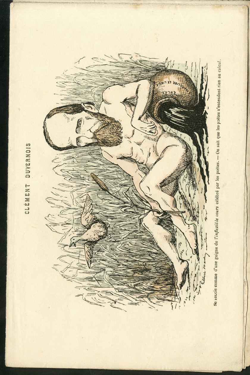 Illustrazione di Charles Gilbert-Martin (1839-1905) in "Grimaces Contemporanee" da Charles Gilbert Martin