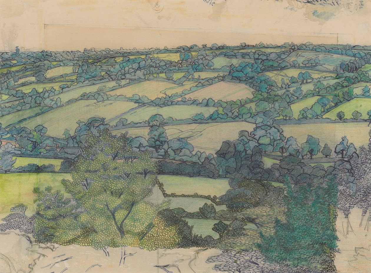 Applehayes, c.1912 da Charles Ginner
