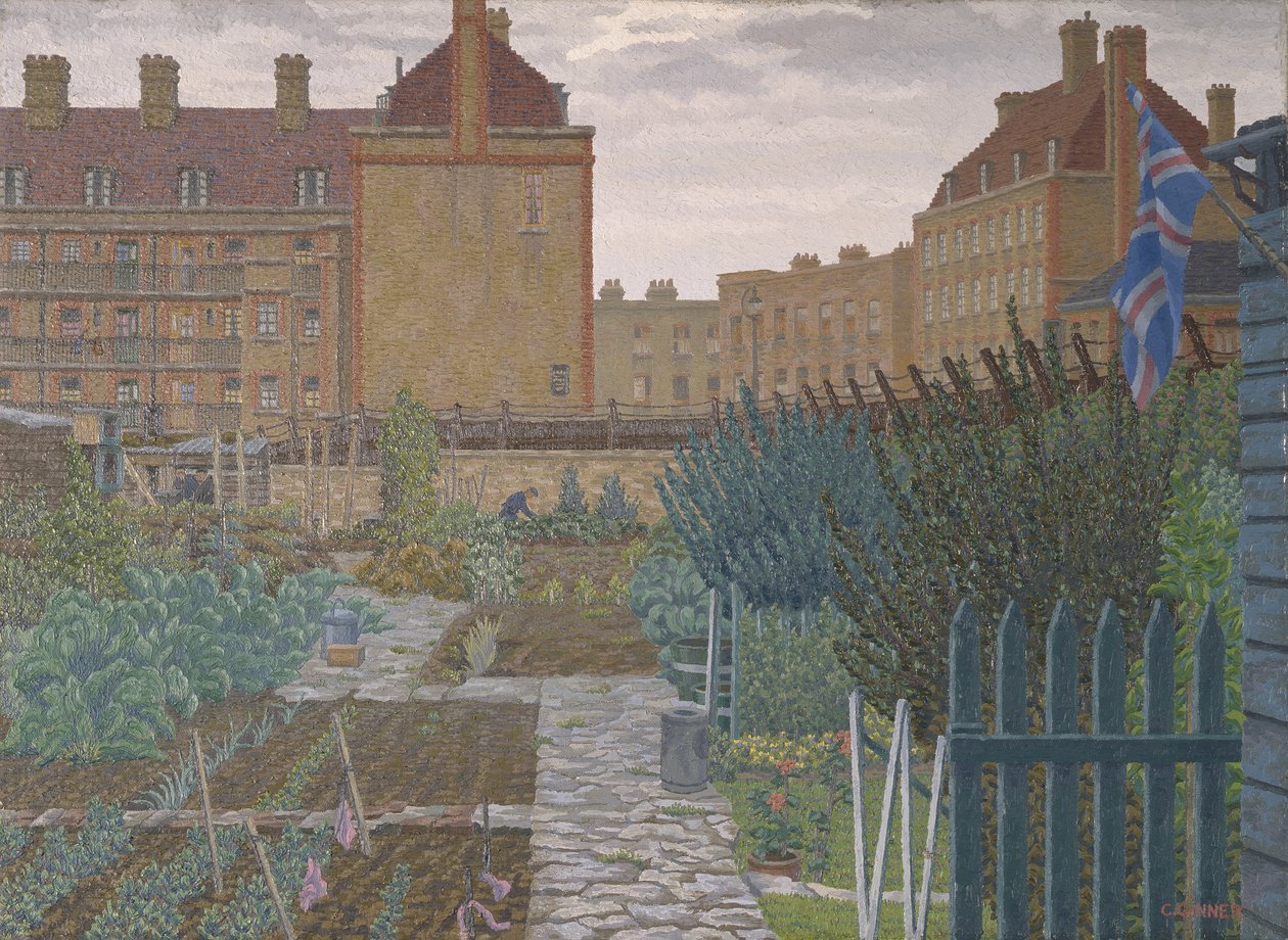 Orto di Bethnal Green da Charles Ginner