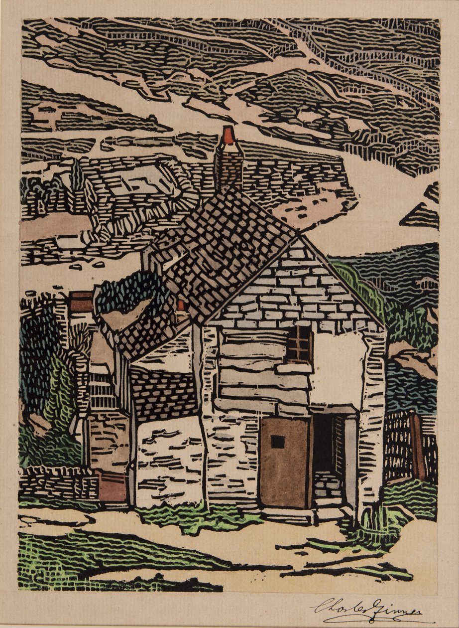 Cottage della Cornovaglia da Charles Ginner