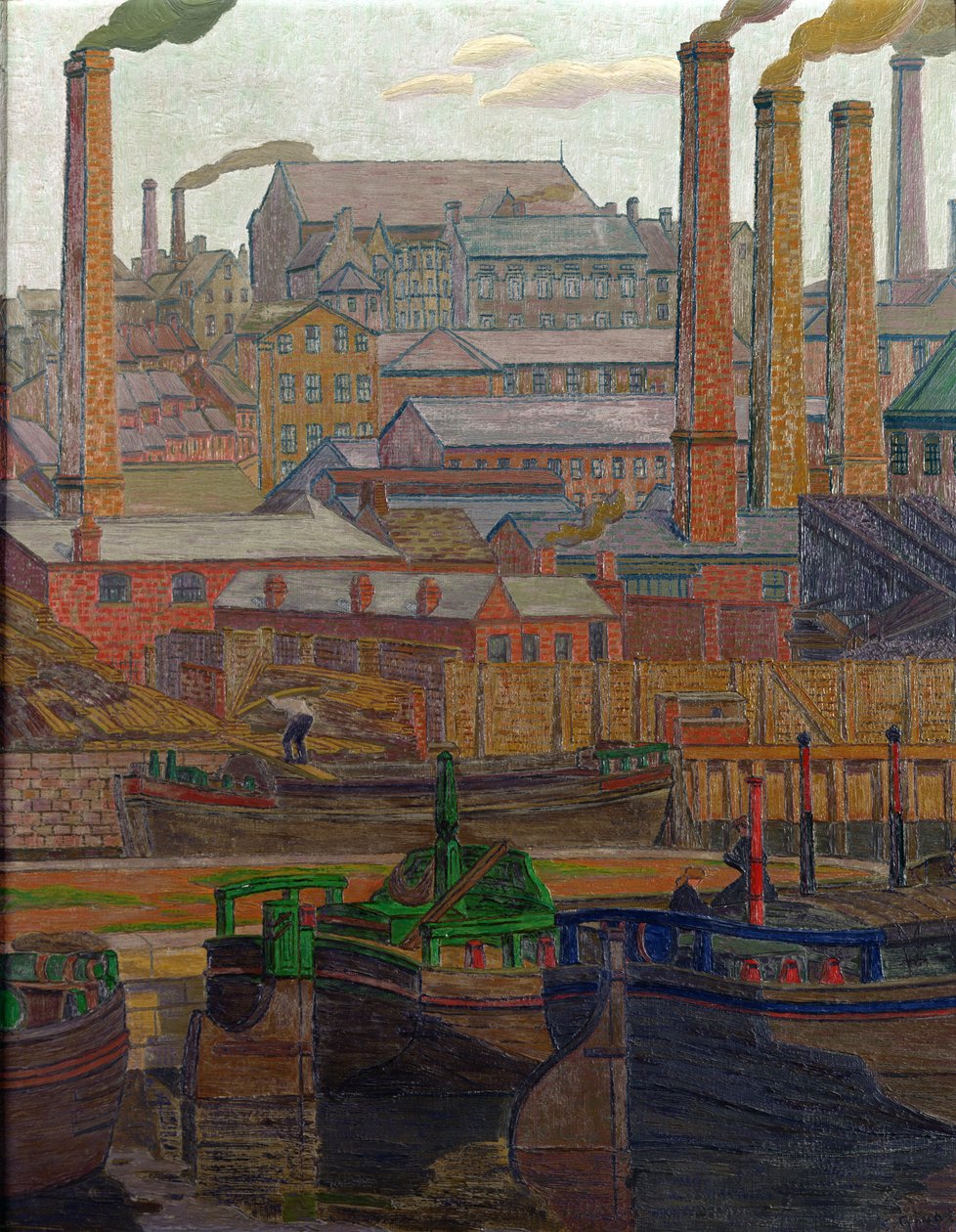 Canale di Leeds da Charles Ginner