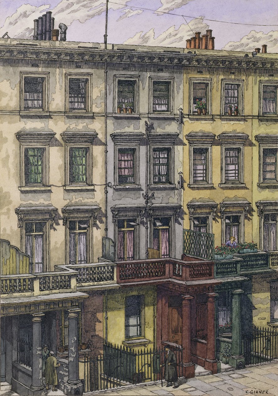 Terrazza di Londra da Charles Ginner