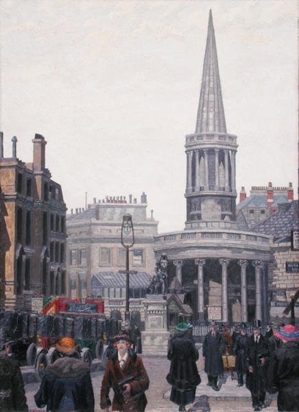 La Chiesa di All Souls, Langham Place, Londra da Charles Ginner